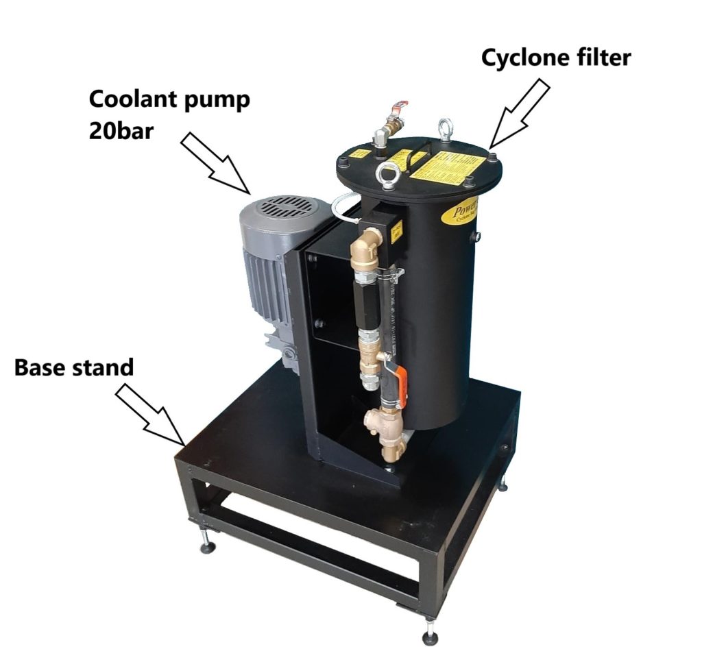 20bar coolant pump with filtration unit